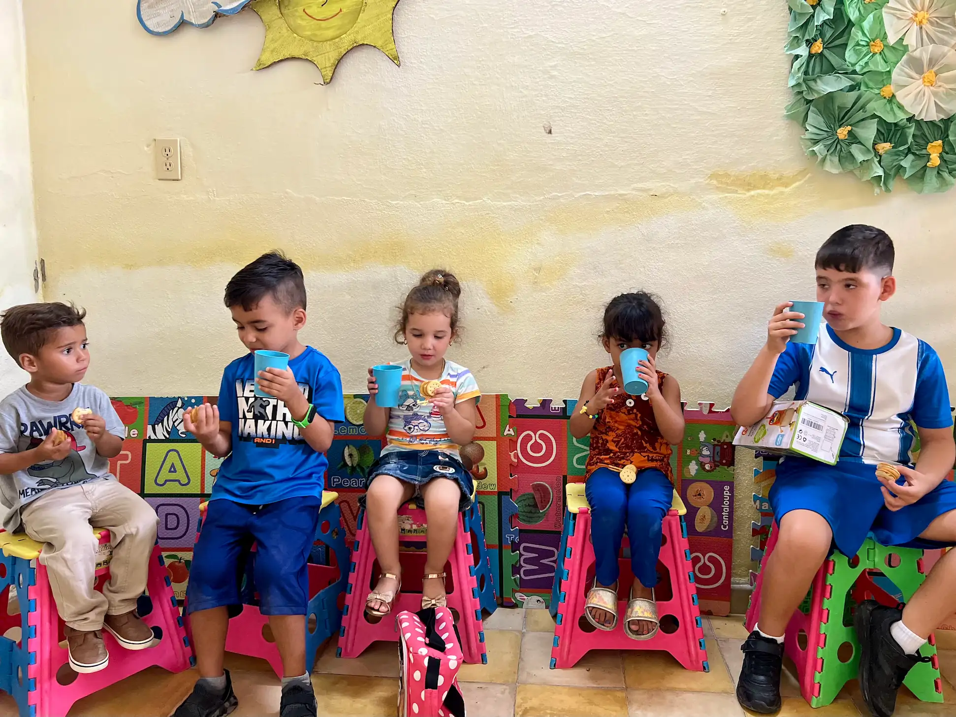 Niños de Calvary Caibarién aprendiendo y divirtiéndose juntos